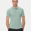 BOSS Тениска с яка и копчета Paddy 50469055 Зелен Regular Fit за Мъже цена