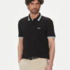 BOSS Тениска с яка и копчета Paddy 50469055 Черен Regular Fit за Мъже цена