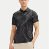 BOSS Тениска с яка и копчета Paddy Desert Active 50537757 Черен Regular Fit за Мъже цена