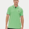 BOSS Тениска с яка и копчета Paul 50506193 Зелен Slim Fit за Мъже цена
