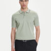 BOSS Тениска с яка и копчета Penrose 38 50469360 Зелен Slim Fit за Мъже цена