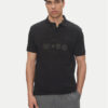 BOSS Тениска с яка и копчета Percy Heritage 50538111 Черен Relaxed Fit за Мъже цена