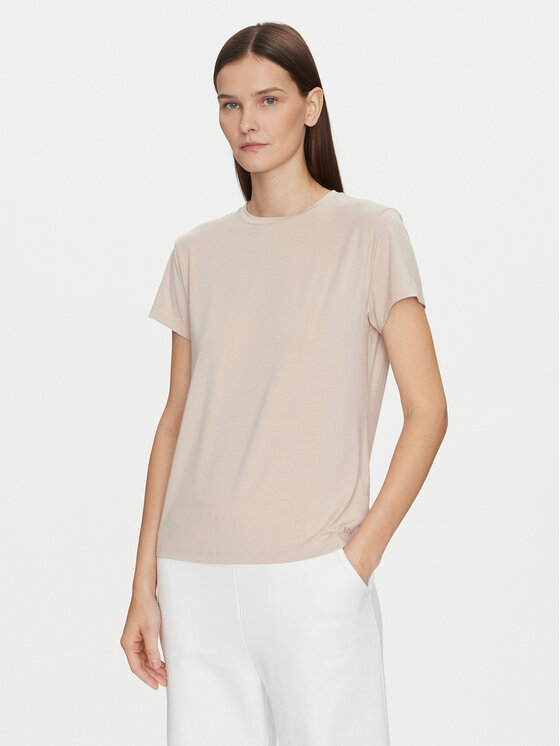 BOSS Тишърт Bea 50543334 Бежов Regular Fit за Жени цена