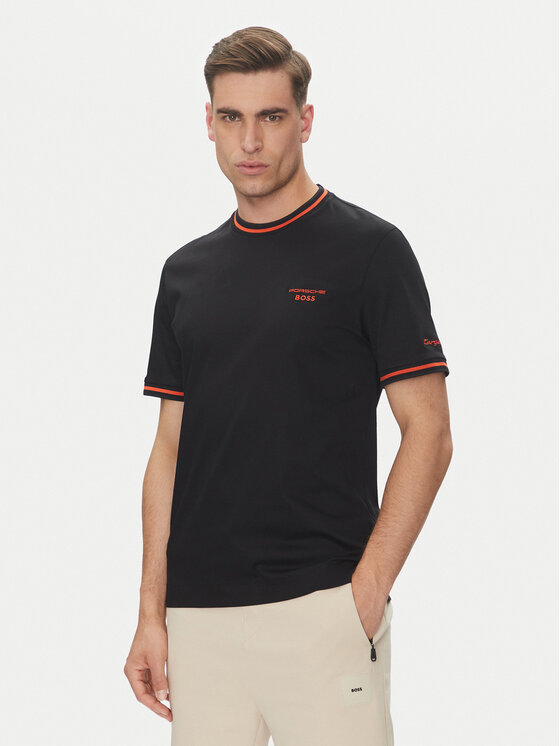 BOSS Тишърт C-Taut 197 50543341 Черен Regular Fit за Мъже цена