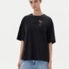 BOSS Тишърт C_Eboyfriend_4 50540441 Черен Oversize за Жени цена