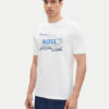 BOSS Тишърт Logo Space 50539186 Бял Regular Fit за Мъже цена