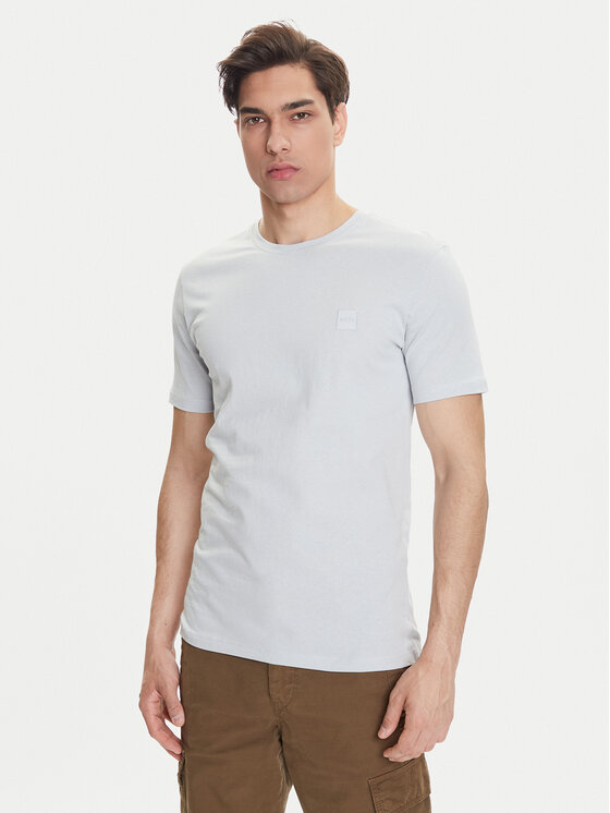 BOSS Тишърт Tales 50508584 Сив Regular Fit за Мъже цена