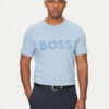 BOSS Тишърт Tape Logo 50530990 Светлосиньо Regular Fit за Мъже цена