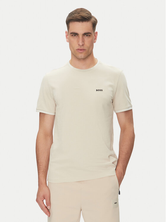 BOSS Тишърт Taul 50521245 Бежов Regular Fit за Мъже цена