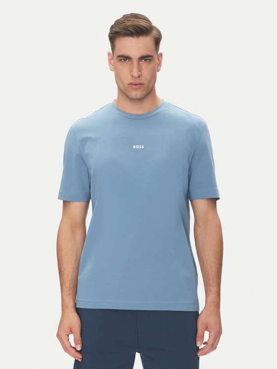 BOSS Тишърт Tchup 50473278 Син Relaxed Fit за Мъже цена