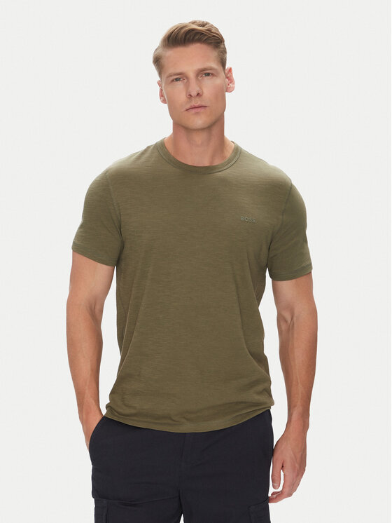 BOSS Тишърт Tegood 50508243 Каки Regular Fit за Мъже цена