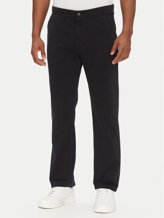BOSS Чино панталони 50534378 Черен Regular Fit за Мъже цена