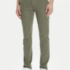 BOSS Чино панталони 50548006 Зелен Slim Fit цвят на ниска цена