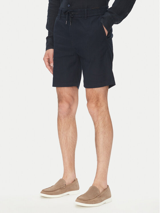 BOSS Шорти от плат 50536863 Тъмносин Tapered Fit за Мъже цена