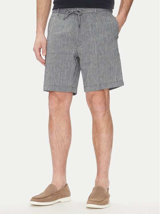 BOSS Шорти от плат C-Kane-Rds-Shorts 50538016 Син Regular Fit за Мъже цена
