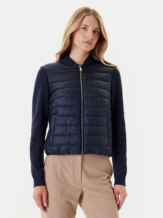 BOSS Яке бомбър Pidina 50543236 Тъмносин Regular Fit за Жени цена