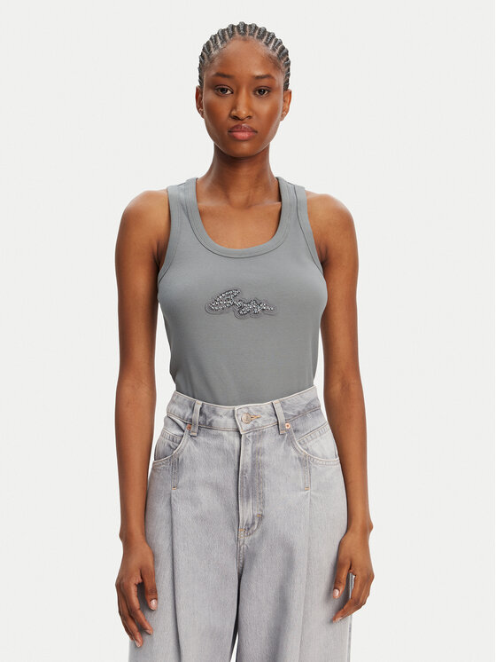 BOSS топ 50545486 440 Син Regular Fit за Жени цена
