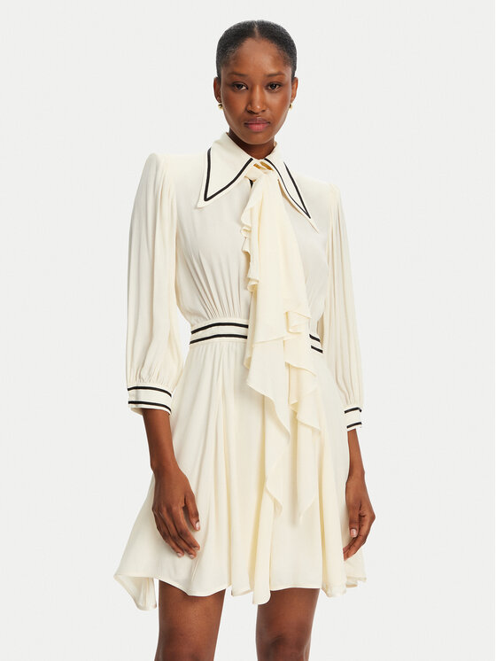 Babylon Ежедневна рокля S00856 Екрю Regular Fit за Жени цена