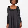 Babylon Коктейлна рокля T_E00774 Черен Regular Fit за Жени цена