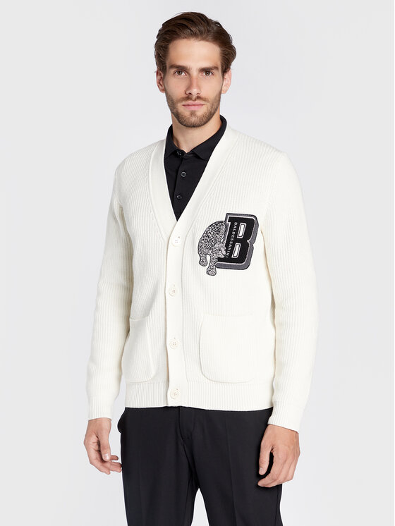 Baldessarini Кардиган Kashcot B4 60020/000/5107 Бял Regular Fit за Мъже цена