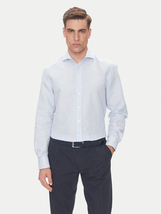 Baldessarini Риза B3 10012.3710 Светлосиньо Regular Fit за Мъже цена