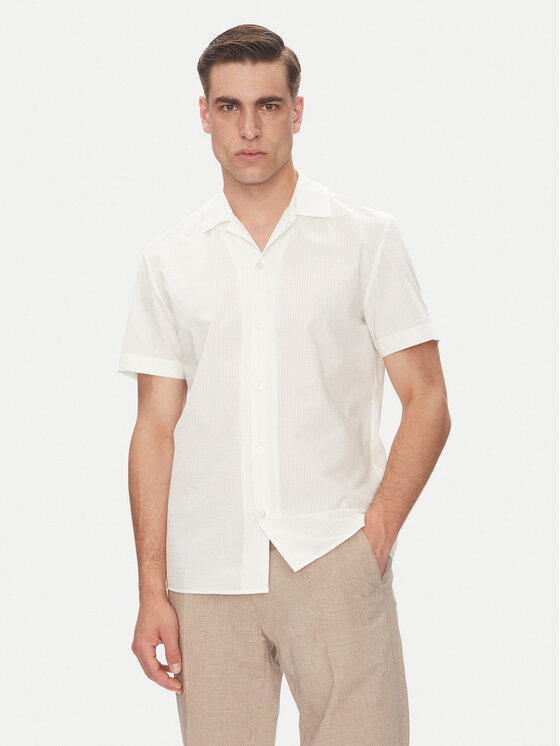 Baldessarini Риза B3 76001.3703 Бял Regular Fit за Мъже цена