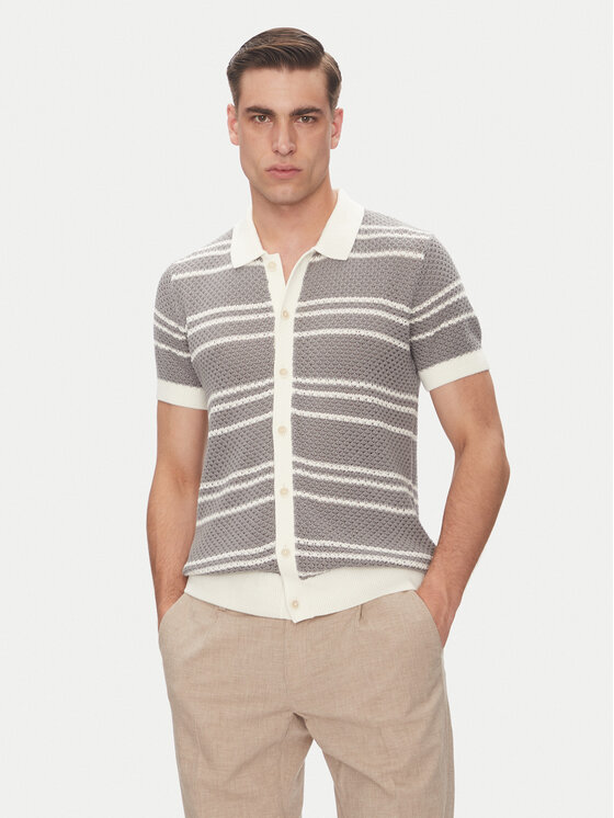 Baldessarini Риза B4 50037.5275 Сив Regular Fit за Мъже цена