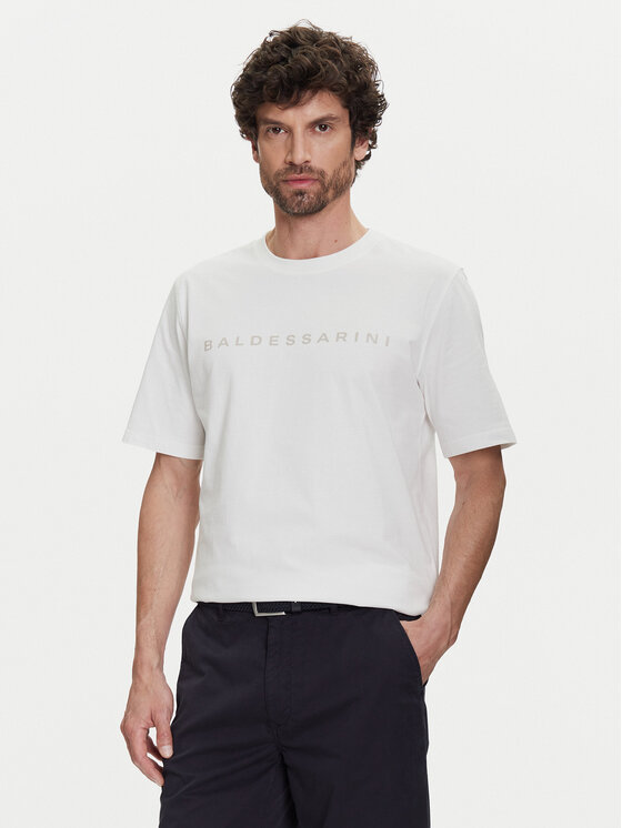 Baldessarini Тишърт B4 20082.5293 Бял Regular Fit за Мъже цена