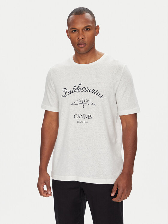 Baldessarini Тишърт B4 20084.5283 Бял Regular Fit за Мъже цена