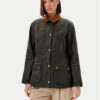 Barbour Преходно яке Beadnell Wax LWX0827OL51 Зелен Regular Fit за Жени цена