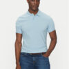 Barbour Тениска с яка и копчета Original Sports MML0358BL32 Светлосиньо Tailored Fit за Мъже цена
