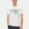 Barbour Тишърт Lydd MTS1396WH11 Бял Tailored Fit за Мъже цена