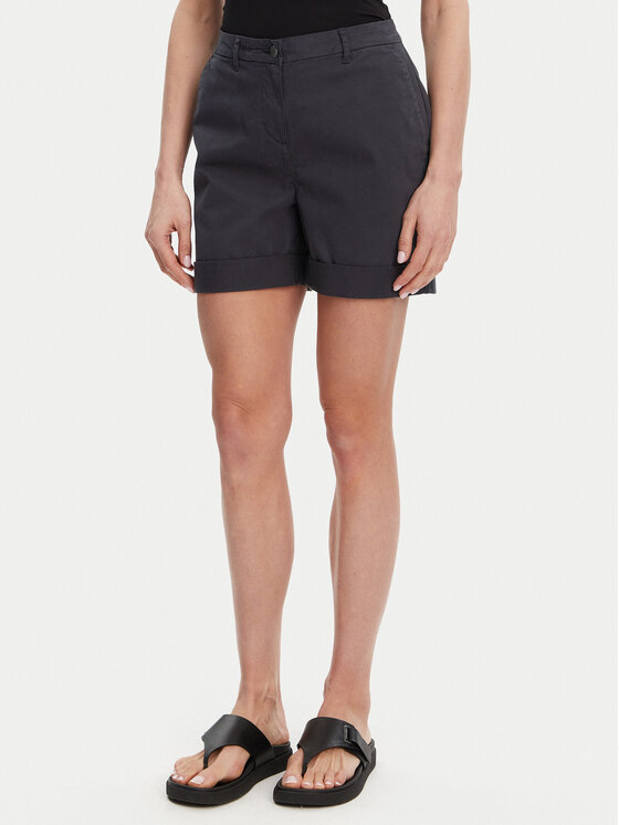 Barbour Шорти от плат LST0022NY73 Тъмносин Regular Fit за Жени цена