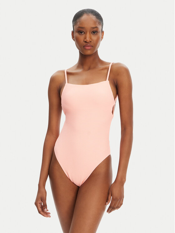 Billabong Бански костюм Tanlines Eva One Piece EBJX100111 Коралов за Жени цена