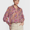 Billabong Риза Swell EBJWT00102 Виолетов Oversize за Жени цена