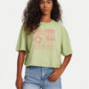 Billabong Тишърт Sol Surf EBJZT00428 Зелен Oversize за Жени цена