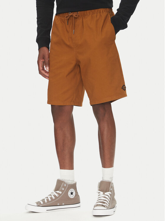Billabong Шорти от плат Larry Twill EBYWS00114 Кафяв Regular Fit за Мъже цена
