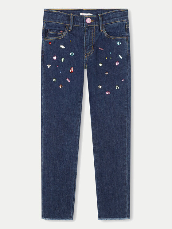 Billieblush Дънки U20452 Син Slim Fit за Момичета цена