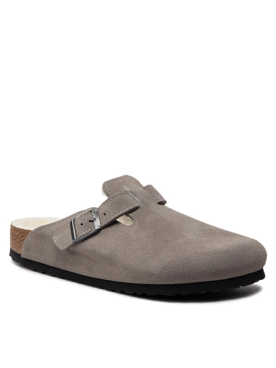 Birkenstock Пантофи Boston 1017650 Сив за Мъже цена