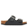 Birkenstock Чехли Arizona Flower Buckle Kids 1029844 S Черен за Момичета цена