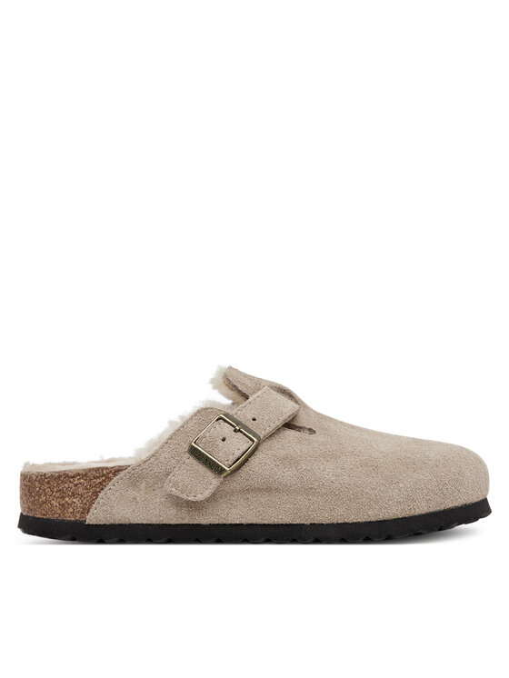 Birkenstock Чехли Boston Shearling 1028299 Бежов за Жени цена