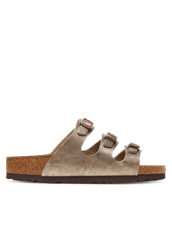 Birkenstock Чехли Florida 1030352 Златист за Жени цена