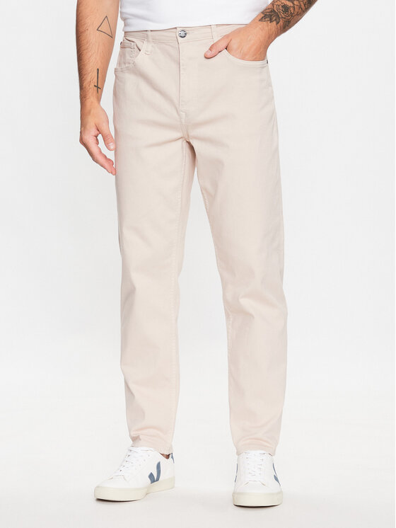 Blend Дънки 20715087 Екрю Slim Fit за Мъже цена