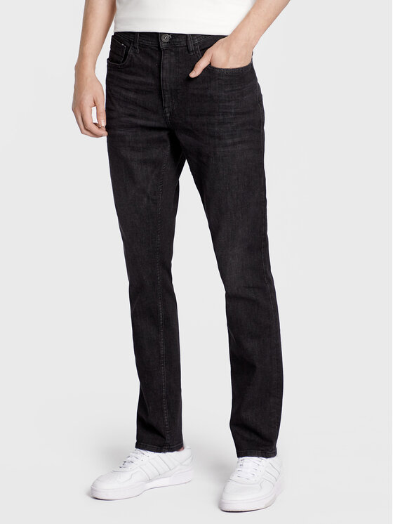 Blend Дънки Jet 20712999 Черен Slim Fit за Мъже цена