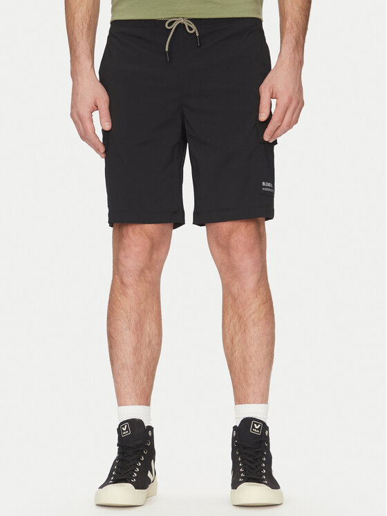 Blend Спортни шорти 20717891 Черен Regular Fit за Мъже цена