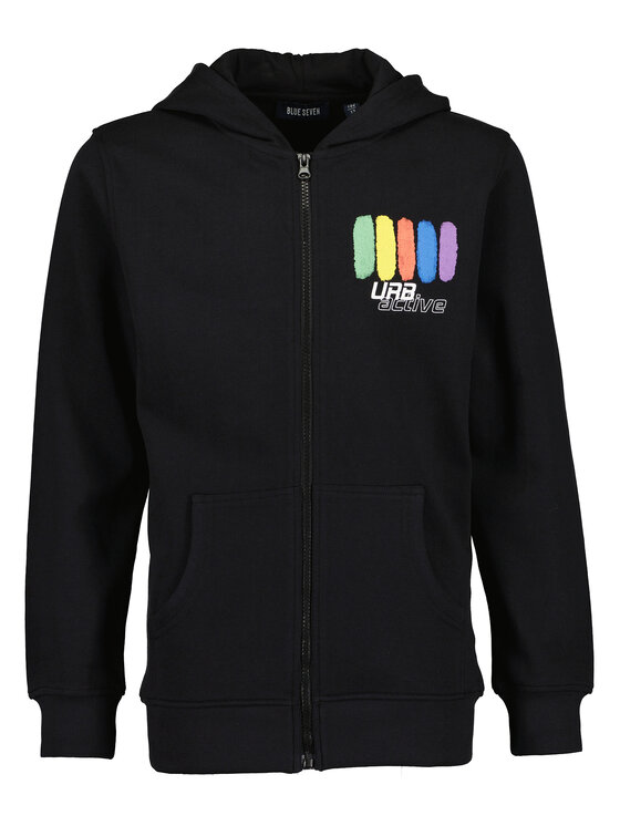 Blue Seven Суитшърт 623063 X Черен Regular Fit за Момчета цена
