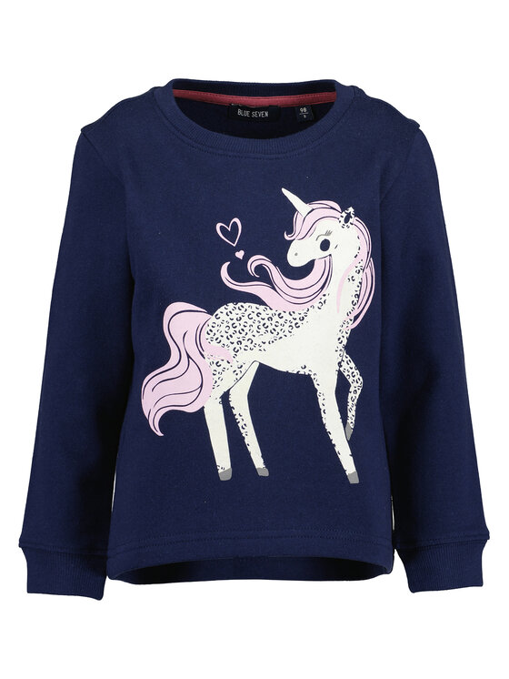 Blue Seven Суитшърт 764660 X Тъмносин Regular Fit за Момичета цена