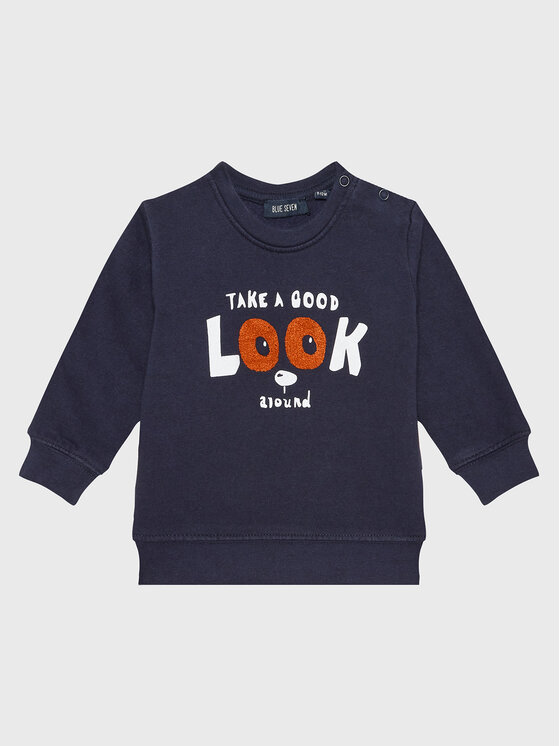 Blue Seven Суитшърт 984093 Тъмносин Regular Fit за Момчета цена