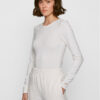 Boss Блуза C_Esabel_Active 50457401 Екрю Slim Fit за Жени цена
