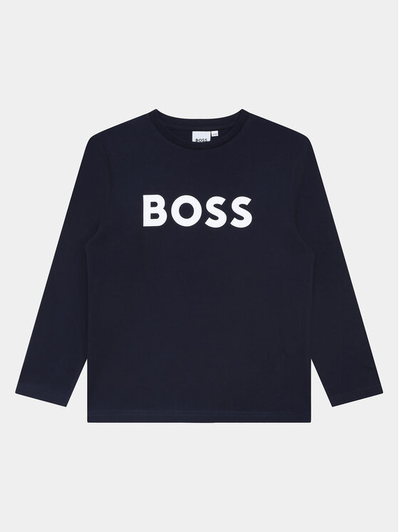 Boss Блуза J25P25 D Тъмносин Regular Fit за Момчета цена